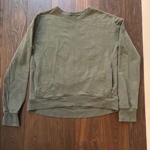 Olive Green Crewneck Sweatshirt